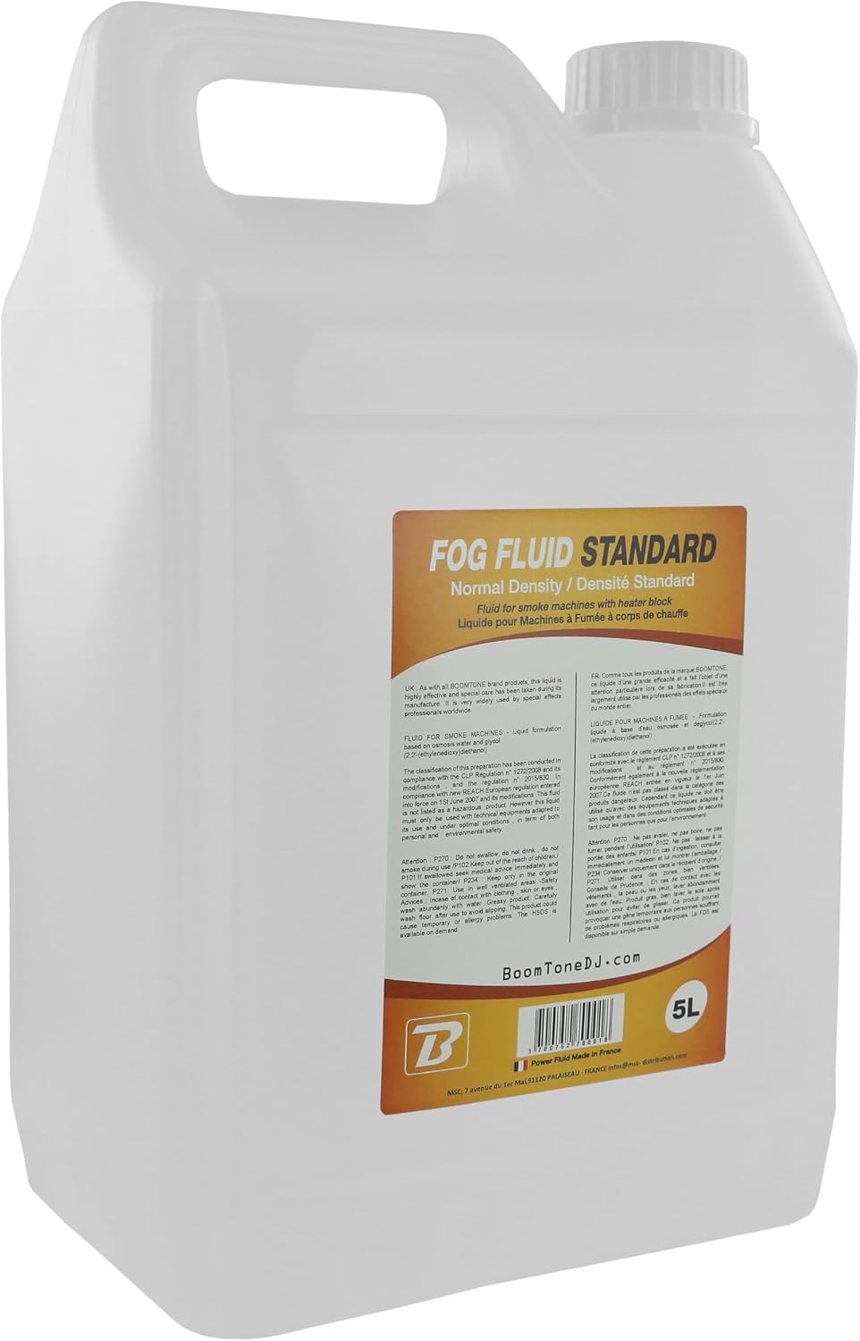Avis d'Expert & Test Approfondi : BoomToneDJ Fog Fluid Standard 5L Liquide pour (Sélection)