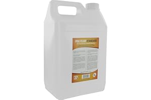 BoomToneDJ Fog Fluid Standard Liquide professionnel pour machine à fumée. Bidon 5 litres recyclable. Fumée blanche, légère Incolore. Inodore. Economique. Fabriqué en France. Normes NF et CE.