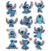 Ms Major Selection Lilo And Stitch Temalı Laptop Telefon Tablet Sticker Seti
