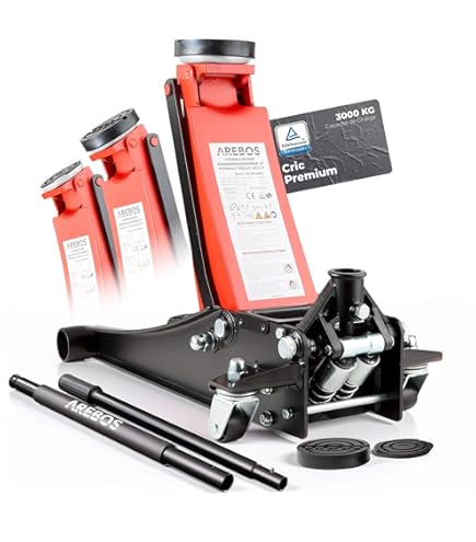 BGS 70041 | Martinetto idraulico di sollevamento | extra piatto | 10 t