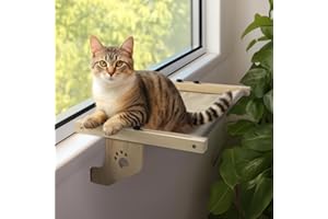 Navaris Hamac radiateur Chat - Sac Confort en Toile 55 cm pour radiateur fenêtre lit pour Chat 14 kg Max. - Lit Panier à Suspendre Hiver été