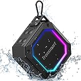 Tronsmart Groove 2 Cassa Portatili, Bluetooth 5.3, Luci LED con 18 Ore di Riproduzione, Impermeabile IPX7, Bassi Extra, Micro