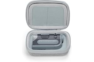 BYSAMEYEE Funda rígida de viaje para microscopio de bolsillo Carson MicroBrite Plus 60x-120x con luz LED (MM-300) Bolsa de transporte portátil compatible con Bebang