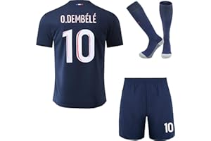DMDMK Paris #10 Dembele 2025/2026 Heim Kinder Trikot Shorts und Socken Kinder und Jugend Größe