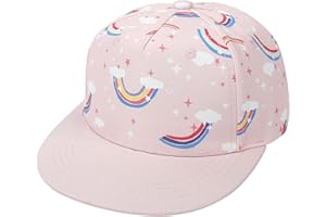 MALAXLX Baby Baseball Cap Kleinkinder Sonnenhut UV Schutz Sommerhut Verstellbar Kinder Snapback Cap Baseballkappe Schirmmütze für 6 Monate - 8 Jahren Mädchen Jungen