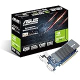 ASUS NVIDIA GeForce GT 710 Silent Grafikkarte (2GB DDR5 Speicher, 0dB Kühlung, DVI, VGA, HDMI)