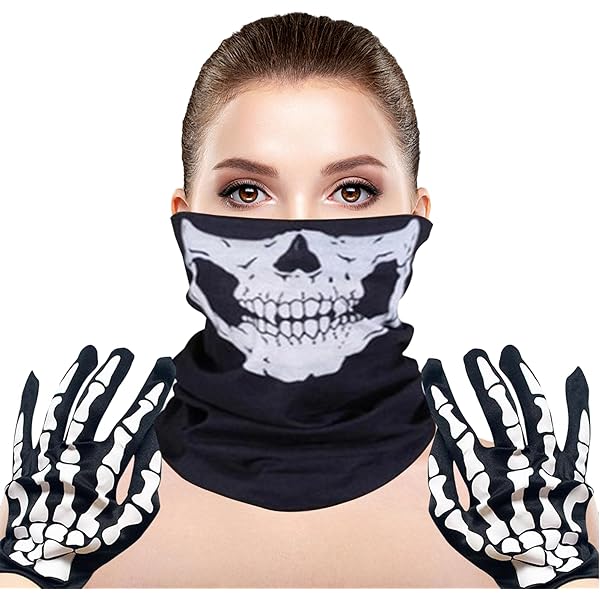 Skelett Maskenvorlage