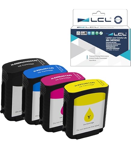 LCL Tintenpatrone 10 C4844A Schwarz – Kompatibel Mit HP Designjet & Business Inkjet Druckern