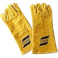 ESAB Leather Heavy Duty Welding Hand Gloves, Multicolour, Pack of 2