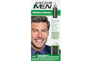 Just For Men Formule Originale Coloration Cheveux Chtain Fonc, Restaure La Couleur Originale Pour Un Look Naturel - H45