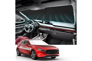WEIPIN Parasol Compatible con Maz-da 3 Sedan 2019-2025 Parasol de Coche para Parabrisas Delantero para Maz-da 3 Accessori con refrigeración Anti UV, protección Interior