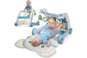 Baby piano-lekmatta, aktivitetsgym och aktivitetscenter gym, 2 i 1