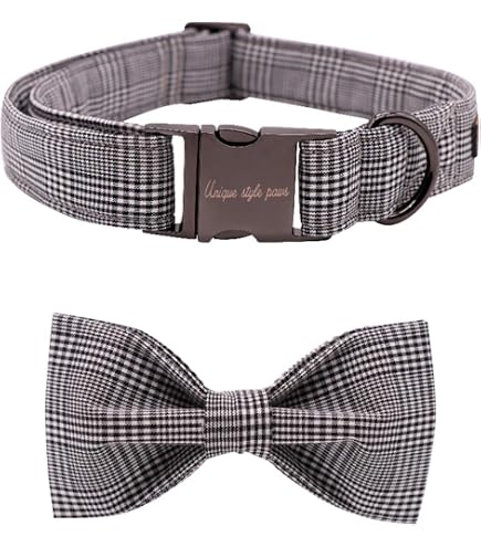 Love Dream Hundehalsband Mit Fliege – Verstellbar, Abnehmbare Schleife, Größe S (31–40,9 Cm) | Für Kleine Bis Mittelgroße Hunde