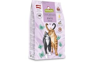 GranataPet DeliCatessen Ente Adult, Trockenfutter für Katzen, schmackhaftes Katzenfutter, Alleinfuttermittel ohne Getreide & ohne Zuckerzusätze, 1,8 kg