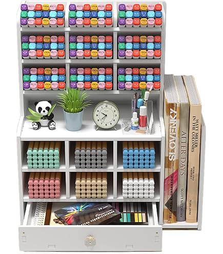 Portadocumenti Da Scrivania Con Cassetto - Organizer Per Ufficio, Casa O Scuola - Foto 6