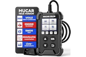 ‎MUCAR mucar OBD2 Diagnosegerät, CDL20 OBD2/EOBD Diagnosegerät Auto, Motor Fehlercodeleser Auto Diagnosegerät, KFZ Auslesegerät Mit Vollen OBD2-Funktionen, Auto Auslesegerät Unterstützt OBDII/EOBD-Protokoll