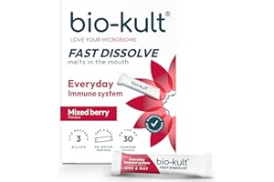 Bio-Kult Everyday Fast Dissolve Probiotic Powder for Immune System, Mixed Berry Flavour, 30 Sachets