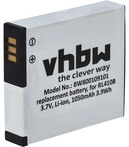 vhbw 3X Batterie Remplacement pour Sanyo DB-L40AU, DB-L40 pour caméra vidéo caméscope (800mAh, 3 vhbw 3X Batterie Remplacement pour Sanyo DB-L40AU, DB-L40 pour caméra vidéo caméscope (800mAh, 3