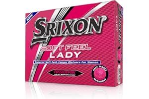 Srixon Palline da Golf morbide, da Donna, 12 Pezzi (Versione 2018), Donna, 10266189, Passion Pink, NA
