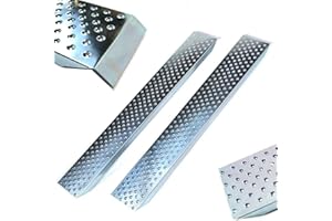 D+L GmbH 2 x Auffahrrampe 06063 Stahl 150cm 400 kg Paar Laderampe Rampe Auffahrschiene AWZ