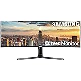 Samsung LC43J890DKUXEN 43" Curved Ultra Wide LED Monitor - Super UltraWide 3840 x 1200, 120Hz, HDMI, Displayport, USB-C…