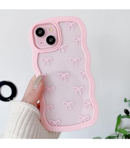 NITITOP Coque Pour IPhone 12/12 Pro Clair Transparent Mignon Scintillant 3D Nœud Papillon Brillante Paillette Pour Femme Fille Mince Étui De Protection - Noeud Blanc