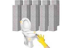 BUKEZUDANG Cleaning Block Wc, 10 Stück Bimsstein Reinigungsstein, Toilette-Reinigungsstein Putzstein Deep Flecken und Harte Wasserzeichen Remover für Küche, Pool, Bad, Haushalts
