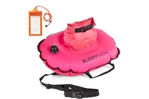BUDDYSWIM Hydrastation 10L Boa con Borsa Centrale a Tenuta stagna per un Facile Accesso per riporre Gli Oggetti Personali. Include una Custodia Impermeabile per Cellulare