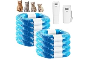 ALETO 9 Stück Nachfüllpackung Nachfüllfolienringe Nachfüllbeutel kompatibel Nachfüllkasse für Spross Windeleimer und Littycat Katzenstreu Eimer