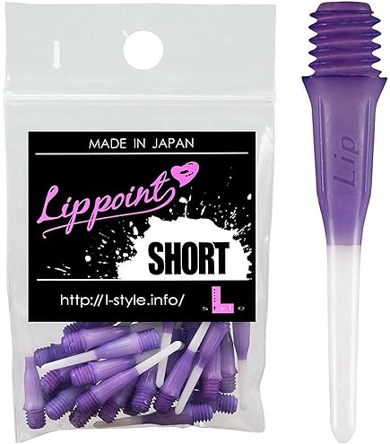 LSTYLE Dartspitzen Premium Lippoint - Weiche Spitzen 2BA Gewinde - Verschiedene Längen