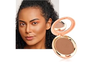 Oulac Matte Bronzer Poudre Visage Maquillage - Bronzante Naturel SunKissed Look, Hautement Pigmenté, Éclat Longue Tenue, Facile à mélanger, Vegan & Cruelty-Free BS03