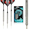 ONE80 90% VHD Steel Tip Tungsten Dart, Professional Barrel Style with Extra Flights, Shafts and Sharpener Gift Box Packaging