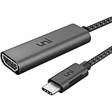 uni USB C to HDMI Adapter [4K@60Hz], 60hz High Refresh Rate, Thunderbolt 3 to HDMI Adaptor, Compatible with MacBook Pro, MacB
