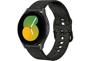 BIRDTOBR Armband für Galaxy Watch6/ 5/4 40mm 44mm, 20mm Weiches Siliko Damen Transparentes Muster Gedruckt für Galaxy Watch6 Classic 43mm 47mm, Galaxy Watch 3 41mm, Galaxy Watch Active 2 40mm 44mm
