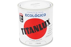 Titanlux Ecológico Esmalte al agua mulisuperficie Mate Blanco 250 ml