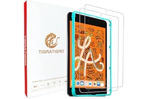 tigratigro[2Pezzi Pellicola in Vetro Temperato iPad Mini5,7.9 Pollici/iPad Mini4, 7.9 Pollici HD 9H durezza Super Trasparente [con strumenti facili da installare]