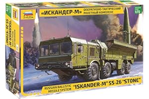 Zvezda 500785028-1:72 9K720 Iskander (SS-26 Stone), construcción de Modelos, Kit de construcción, construcción de Modelos de pie, Pasatiempos, Manualidades, Kit de plástico