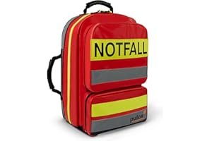 Pulox Plecak Pierwszej Pomocy - Profesjonalny Plecak Ratownictwa medycznego z systemem modułowym i dużą pojemnością - Bez wypełnienia