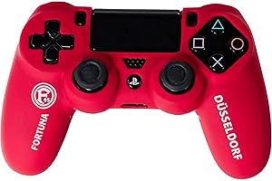 FANTROLLER Offiziell lizensierte Schutzhülle kompatibel für PS4 Controller Zubehör Fortuna Düsseldorf Anti-Rutsch Schutzhülle Skin Case für FIFA und Bundesliga Fans
