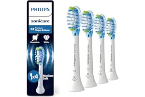 ‎PHILIPS Philips Sonicare C3 Premium Plaque Defense, Original Ersatzbürstenköpfe, Weiß, 4er-Pack, HX9044/87