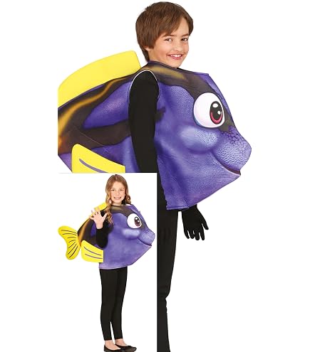 Nemo Tutu-Kleid Für Mädchen – Glitzerndes Fisch-Kostüm Mit Tutu-Rock, Aus Polyester