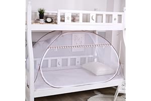 INTENST Moustiquaires Pliables À Très Grande Entrée, Moustiquaires De Yourte Pop-Up pour Lit Simple, Empêcher Les Insectes D'assurer La Circulation De L'air,E,1 * 2 * 1M