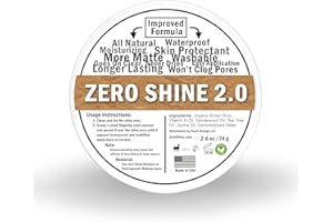 Zero Shine 2.0 | Soin matifiant anti-brillance | Crème nourrissante contre la calvitie | Hydratant cuir chevelu | Idéal pour la pigmentation SMP (74 g)
