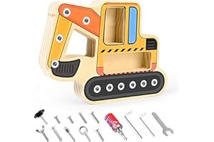 Victse Giocattoli Montessori, Tavola a Vite in Legno Bambini Giocattoli, Giochi Montessori 3 4 5 6 Anni, Giochi Bambini 3 4 5 6 Anni, Busy Board Gioco Educativo Giochi Legno Regalo Bambino 3-6 Anni