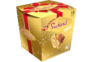 Suchard Mini Tabletas de Turrón de Chocolate con Arroz Inflado en Porciones Individuales 192g