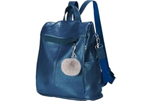 Puwuzixi Women Backpack Waterproof Anti-Theft Lightweight PU Fashion Travel Multipurpose Convertible Purse Shoulder Bag Handbag Backpack