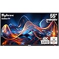 SYLVOX 55” Outdoor TV for Android TV, 4K UHD Smart Outdoor Television Full Sun 2000nits High Brightness Waterproof, Outside TV for Terrace, Garden with Voice Control, Share to TV (Pool Pro Series)