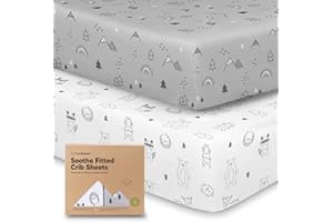 ‎KEABABIES KeaBabies Bio-Spannbettlaken für Kinderbetten – 2er-Pack atmungsaktive Babybettlaken aus Jersey-Baumwolle