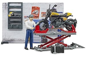 Bruder Motorcycle Service with Scrambler Ducati Full Throttle