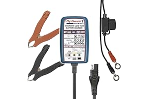 OptiMate TecMate 1 VoltMatic, TM-400a, Chargeur et mainteneur de Batterie 6V / 12V 0,6A en 4 étapes